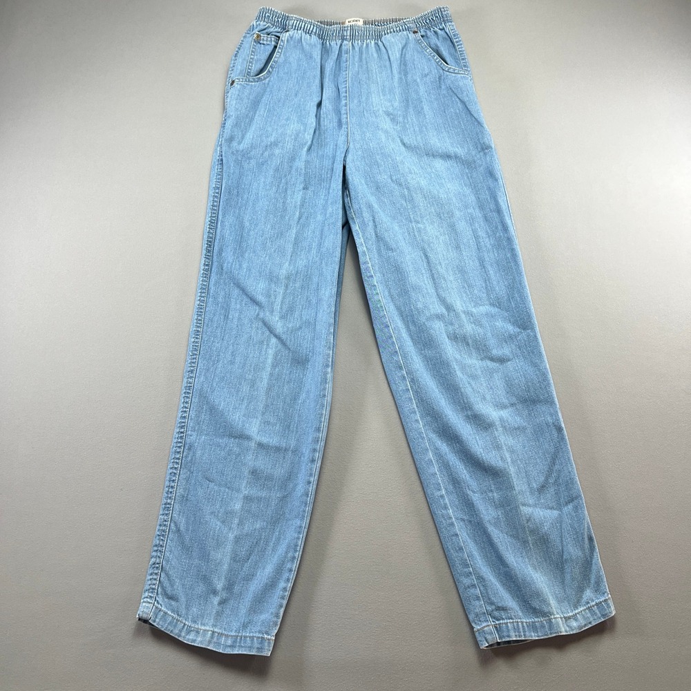 Vintage Koret City Blues Jeans Womens 10 Denim Light Wash High Rise Straight Leg